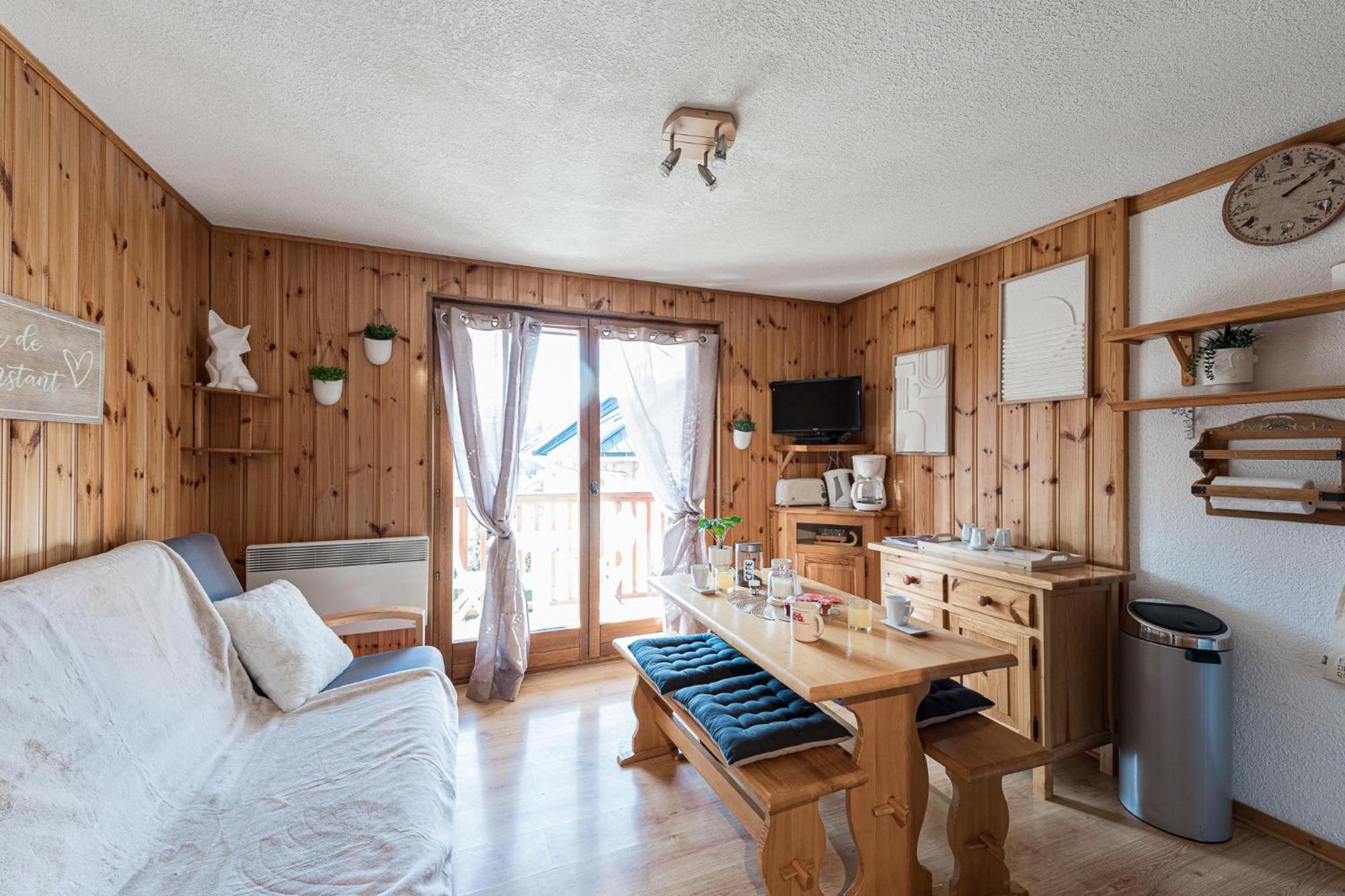 Ski Ou Thermes? Un Appt Cabine Avec Vue Magnifique Saint-Gervais-les-Bains Luaran gambar