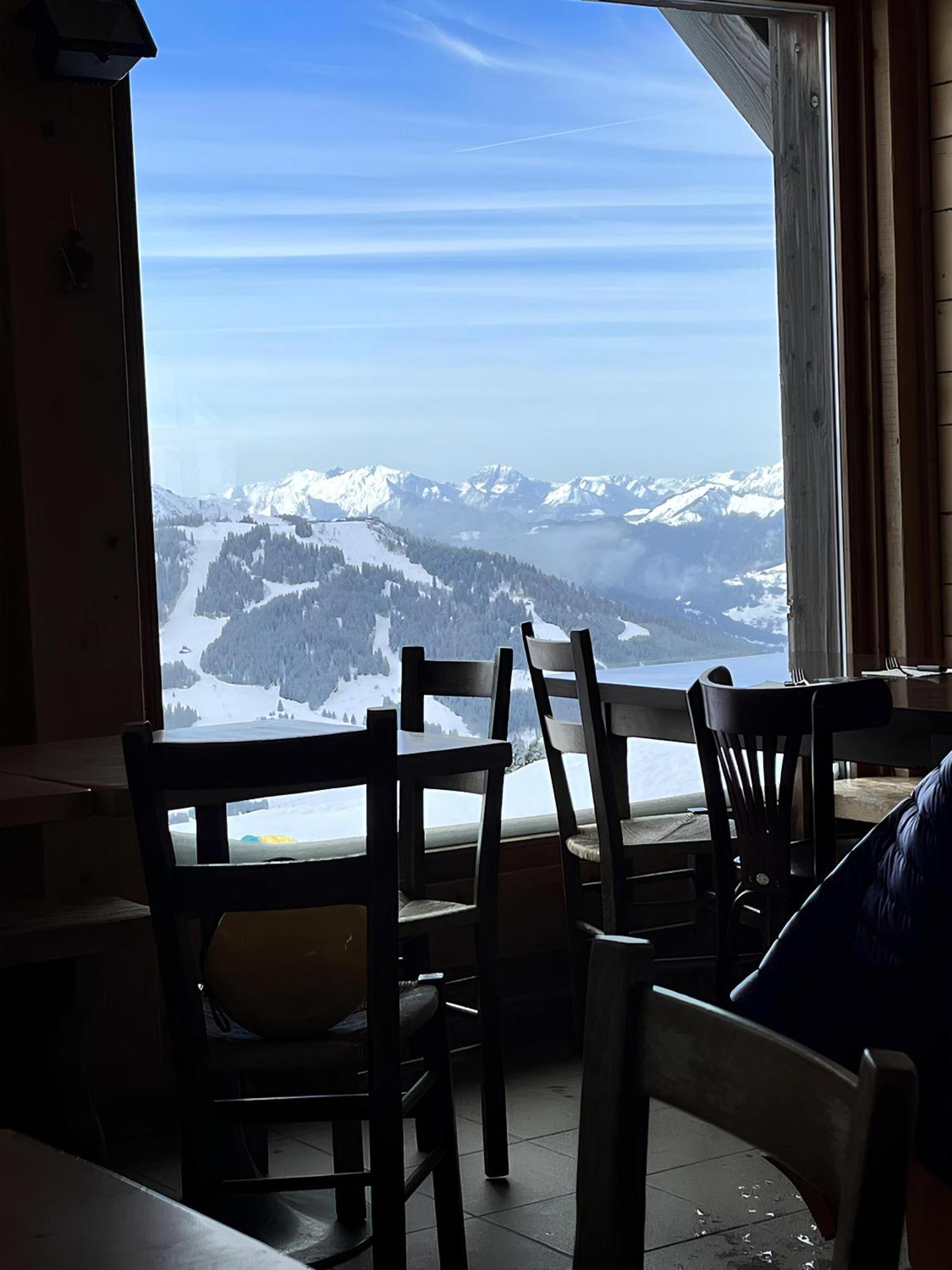 Ski Ou Thermes? Un Appt Cabine Avec Vue Magnifique Saint-Gervais-les-Bains Luaran gambar