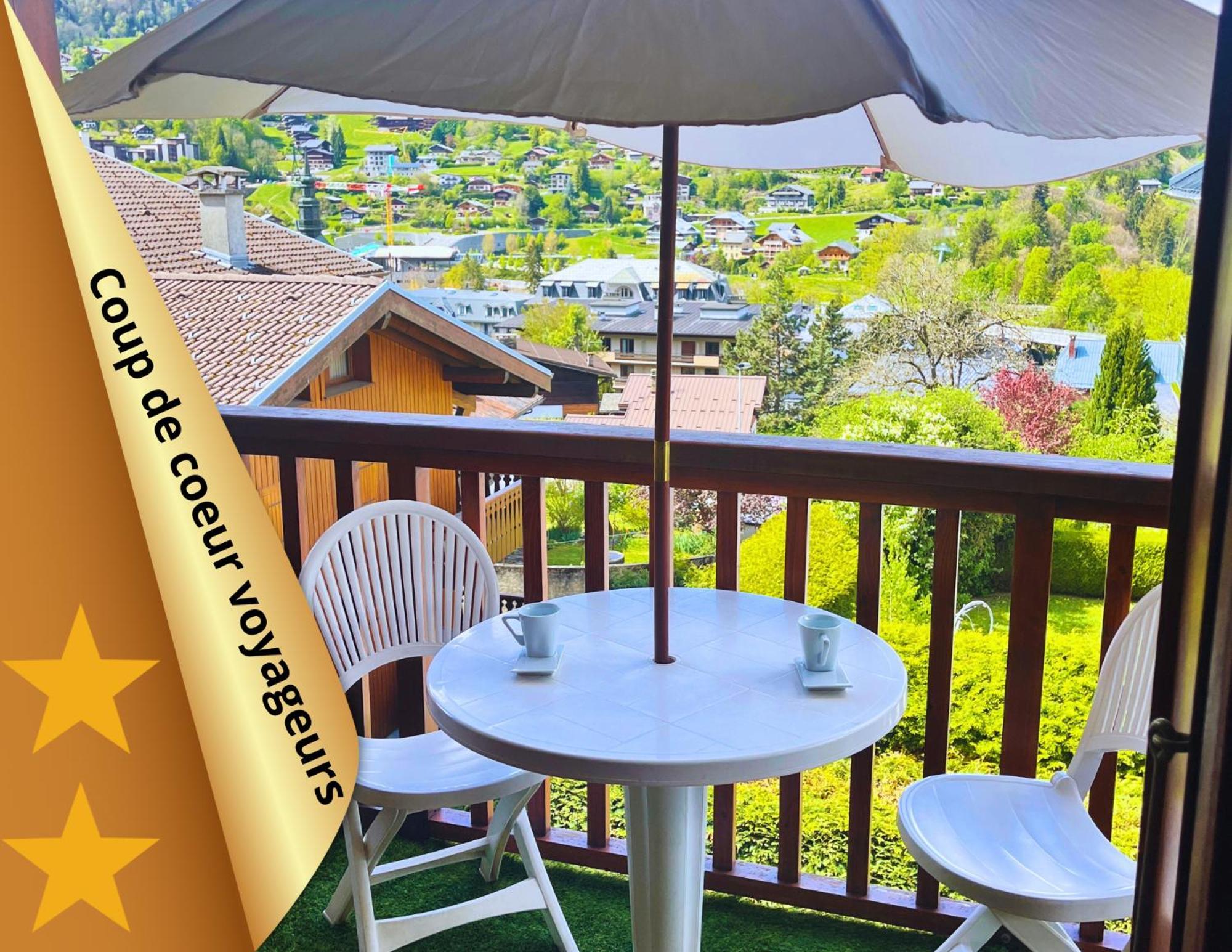 Ski Ou Thermes? Un Appt Cabine Avec Vue Magnifique Saint-Gervais-les-Bains Luaran gambar